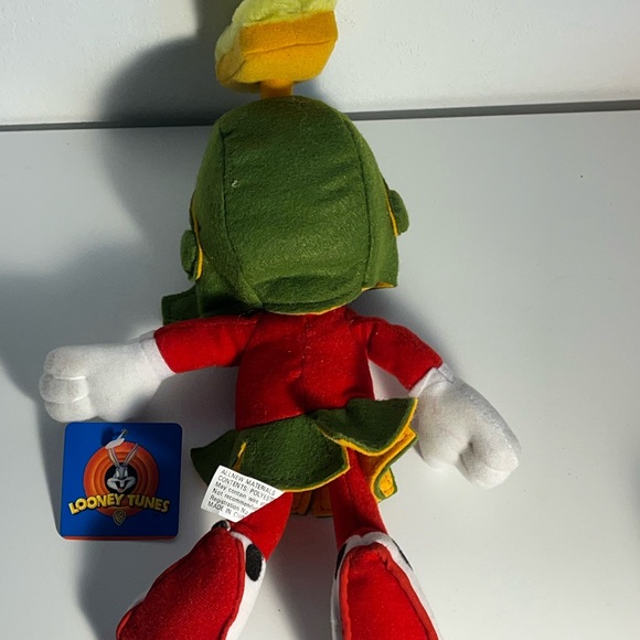 Vintage 1997 looney tunes Marvin the Martian stuffed plush. - Picture 2 of 3